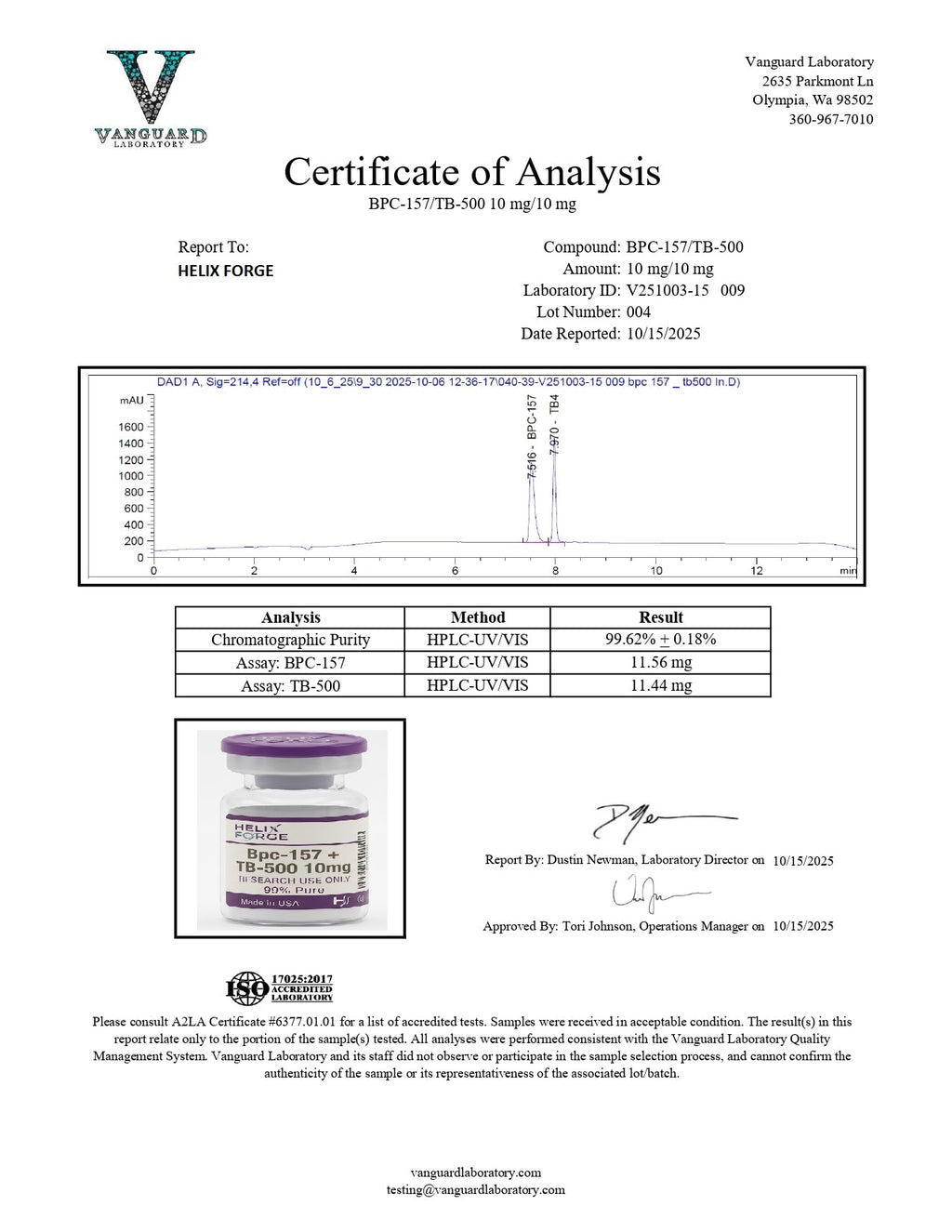 Bpc-157 + TB-500 10mg