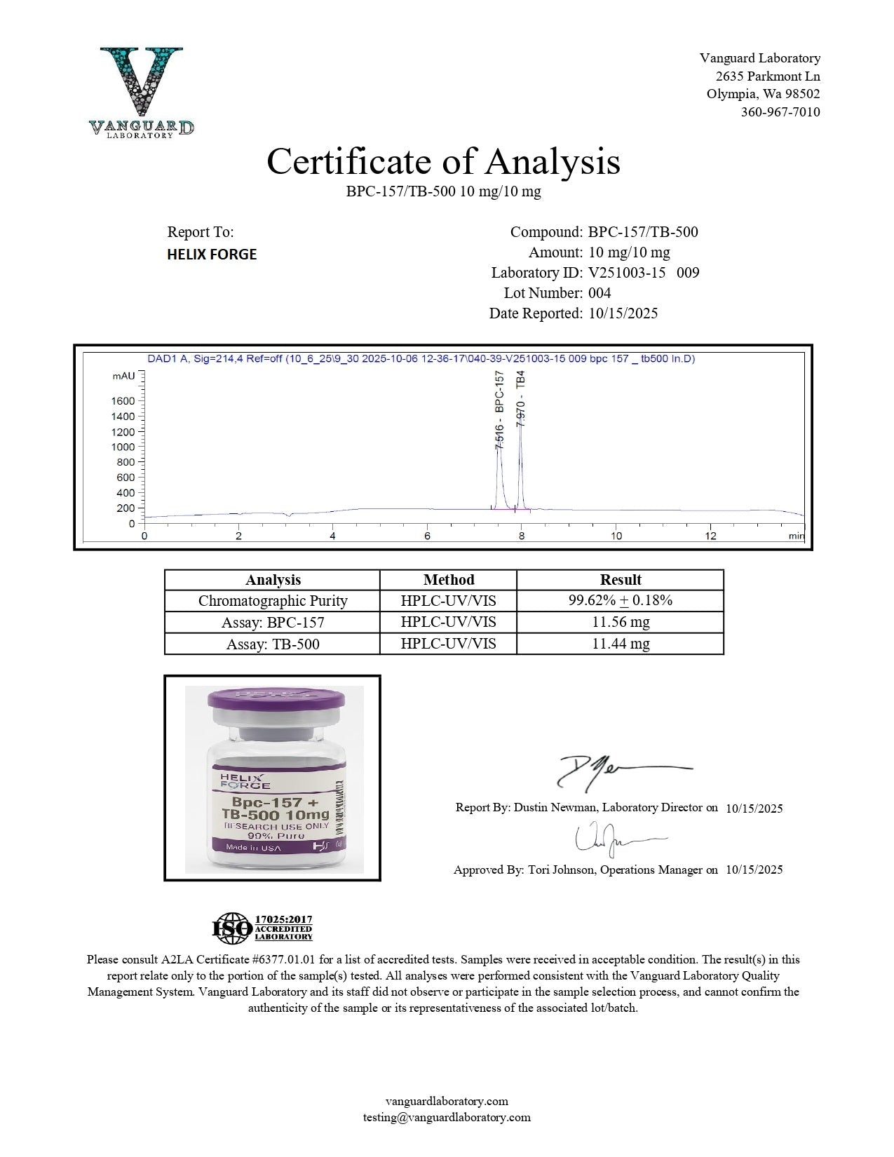 Bpc-157 + TB-500 10mg