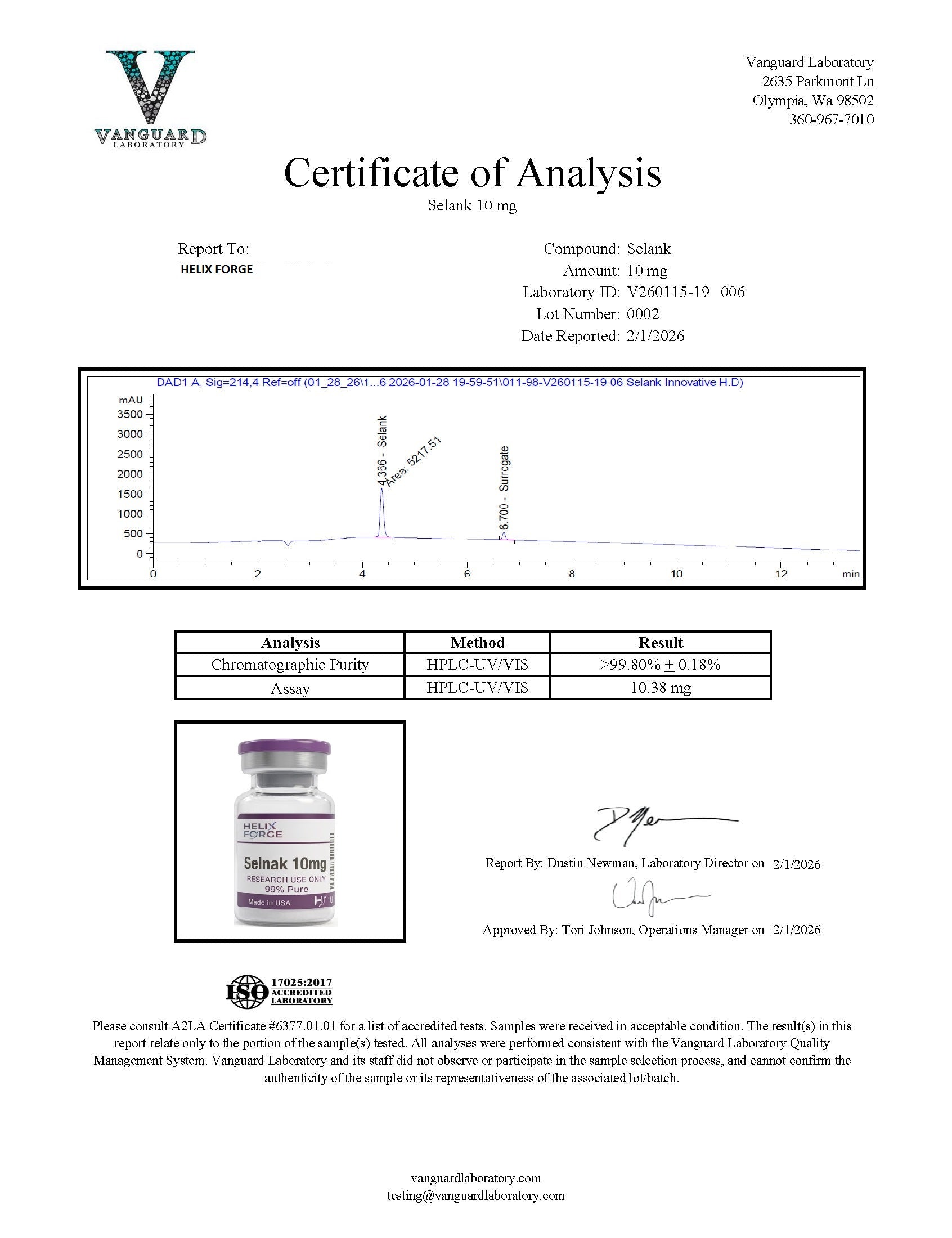 Selank 10mg