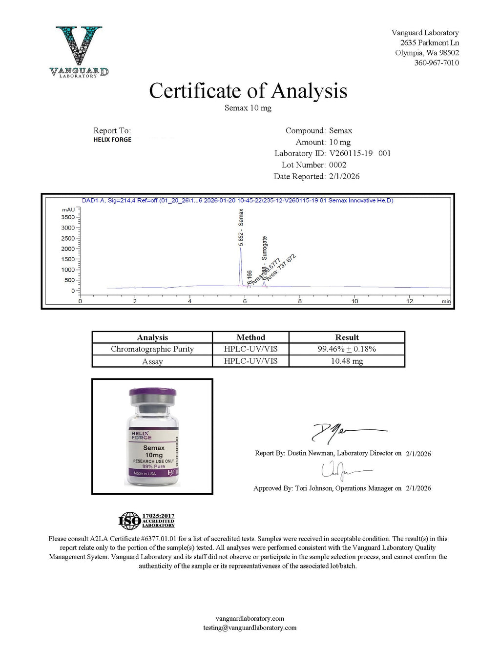 Semax 10mg